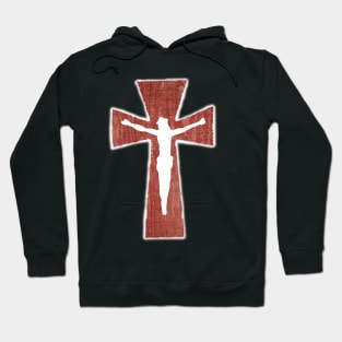 wooden cross Hoodie